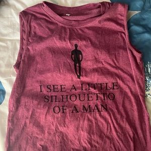 Queen band large tank top